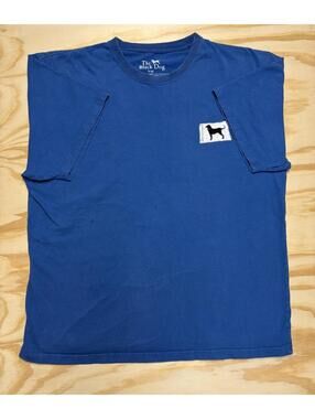 The Black Dog Sportfishing Mens Martha's Vineyard Blue Shirt Size L